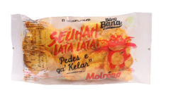 Molreng Seuhah Lata Lata Kemasan Reguler Size 25 Gram Varian Rasa Cabai Merah